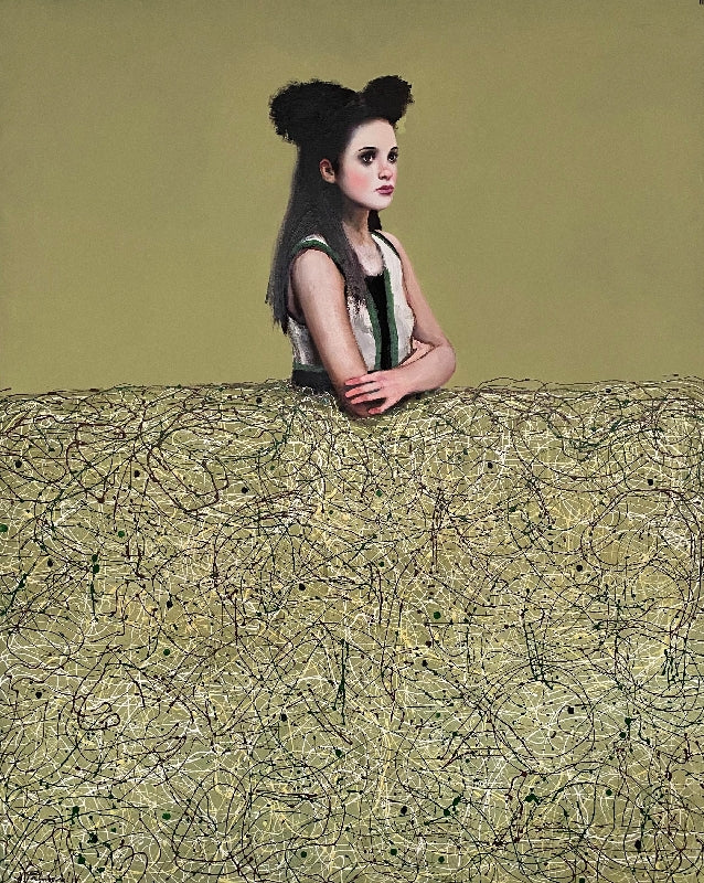 Young Menina in Sage